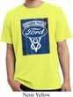 Mens Ford Shirt V8 Genuine Ford Parts Pigment Dyed Tee T-Shirt