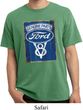 Mens Ford Shirt V8 Genuine Ford Parts Pigment Dyed Tee T-Shirt