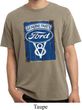 Mens Ford Shirt V8 Genuine Ford Parts Pigment Dyed Tee T-Shirt