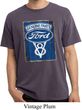 Mens Ford Shirt V8 Genuine Ford Parts Pigment Dyed Tee T-Shirt
