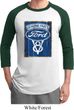Mens Ford Shirt V8 Genuine Ford Parts Raglan Tee T-Shirt
