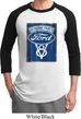 Mens Ford Shirt V8 Genuine Ford Parts Raglan Tee T-Shirt