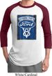 Mens Ford Shirt V8 Genuine Ford Parts Raglan Tee T-Shirt