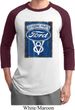 Mens Ford Shirt V8 Genuine Ford Parts Raglan Tee T-Shirt