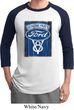 Mens Ford Shirt V8 Genuine Ford Parts Raglan Tee T-Shirt
