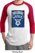 Mens Ford Shirt V8 Genuine Ford Parts Raglan Tee T-Shirt