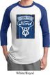 Mens Ford Shirt V8 Genuine Ford Parts Raglan Tee T-Shirt