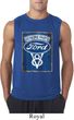 Mens Ford Shirt V8 Genuine Ford Parts Sleeveless Tee T-Shirt