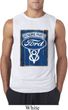 Mens Ford Shirt V8 Genuine Ford Parts Sleeveless Tee T-Shirt