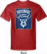 Mens Ford Shirt V8 Genuine Ford Parts Tall Tee T-Shirt