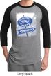 Mens Ford Shirt Vintage Sign Genuine Ford Parts Raglan Tee T-Shirt