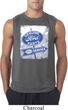Mens Ford Shirt Vintage Sign Genuine Ford Parts Sleeveless Tee T-Shirt