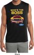 Mens Ford Shirt Who's The Boss Sleeveless Moisture Wicking Shirt