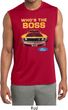 Mens Ford Shirt Who's The Boss Sleeveless Moisture Wicking Shirt