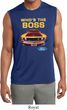 Mens Ford Shirt Who's The Boss Sleeveless Moisture Wicking Shirt