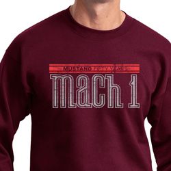Mens Ford Sweatshirt 50 Years Mach 1 Sweat Shirt