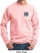 Mens Ford Sweatshirt Built Ford Tough Pocket Print Sweat Shirt