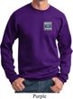 Mens Ford Sweatshirt Built Ford Tough Pocket Print Sweat Shirt