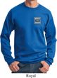 Mens Ford Sweatshirt Built Ford Tough Pocket Print Sweat Shirt