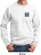 Mens Ford Sweatshirt Built Ford Tough Pocket Print Sweat Shirt