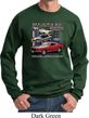 Mens Ford Sweatshirt Classic Mustangs Untamed Sweat Shirt