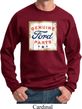 Mens Ford Sweatshirt Distressed Genuine Ford Parts Sweat Shirt