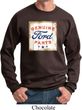 Mens Ford Sweatshirt Distressed Genuine Ford Parts Sweat Shirt
