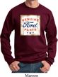 Mens Ford Sweatshirt Distressed Genuine Ford Parts Sweat Shirt