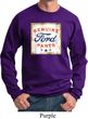 Mens Ford Sweatshirt Distressed Genuine Ford Parts Sweat Shirt