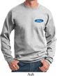 Mens Ford Sweatshirt Ford Oval Pocket Print Sweat Shirt