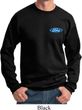 Mens Ford Sweatshirt Ford Oval Pocket Print Sweat Shirt