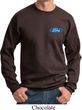 Mens Ford Sweatshirt Ford Oval Pocket Print Sweat Shirt