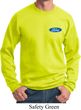 Mens Ford Sweatshirt Ford Oval Pocket Print Sweat Shirt