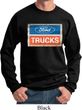 Mens Ford Sweatshirt Ford Trucks Logo Sweat Shirt