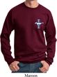 Mens Ford Sweatshirt The Legend Lives Crest Pocket Print Sweat Shirt