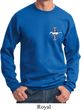 Mens Ford Sweatshirt The Legend Lives Crest Pocket Print Sweat Shirt