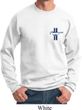 Mens Ford Sweatshirt The Legend Lives Crest Pocket Print Sweat Shirt