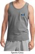 Mens Ford Tanktop Built Ford Tough Pocket Print Tank Top