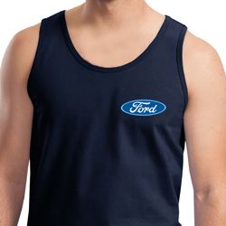Mens Ford Tanktop Ford Oval Pocket Print Tank Top Mens Ford Tanktop Ford Oval Pocket Print Tank Top