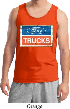 Mens Ford Tanktop Ford Trucks Logo Tank Top