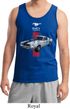 Mens Ford Tanktop Red Stripe Mustang 50 Years Tank Top
