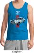 Mens Ford Tanktop Red Stripe Mustang 50 Years Tank Top