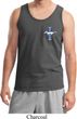 Mens Ford Tanktop The Legend Lives Crest Pocket Print Tank Top