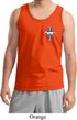 Mens Ford Tanktop The Legend Lives Crest Pocket Print Tank Top