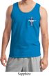 Mens Ford Tanktop The Legend Lives Crest Pocket Print Tank Top
