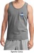 Mens Ford Tanktop The Legend Lives Crest Pocket Print Tank Top