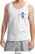 Mens Ford Tanktop The Legend Lives Crest Pocket Print Tank Top