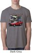 Mens Ford Tee Classic Mustangs Untamed Burnout Shirt