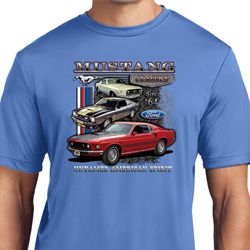 Mens Ford Tee Classic Mustangs Untamed Dry Wicking T-shirt Mens Ford Tee Classic Mustangs Untamed Dry Wicking T-shirt