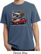 Mens Ford Tee Classic Mustangs Untamed Pigment Dyed Shirt